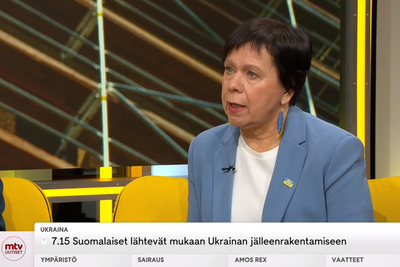 EastCham avaa Kiovaan toimiston - Jaana Rekolainen MTV:llä: "Auttaa luomaan yrityksille suoria suhteita"