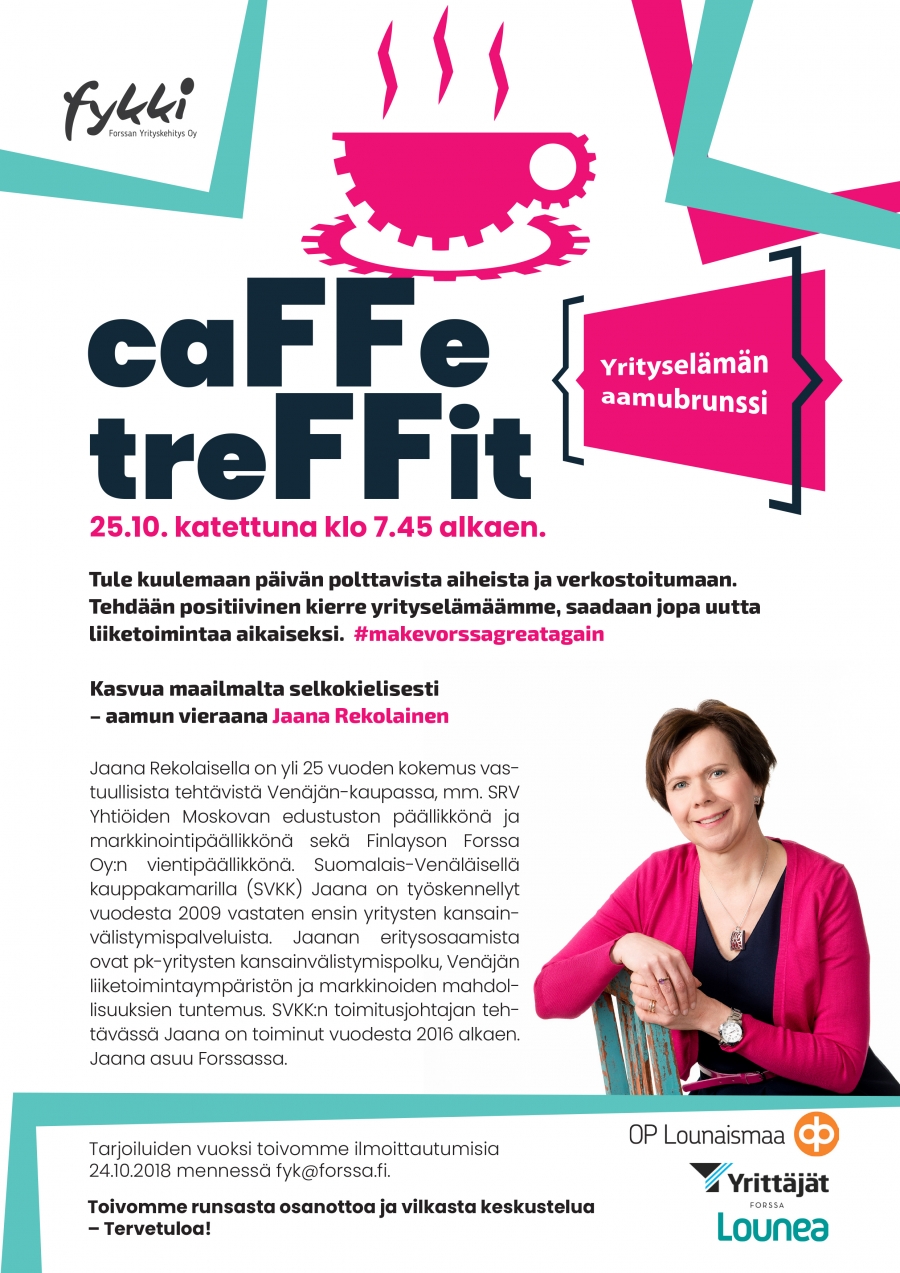 Caffe Treffit - Yrityselämän aamubrunssi - EastCham Finland ry